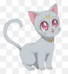 Diana Sailor Moon Sticker - Artemis Emoji