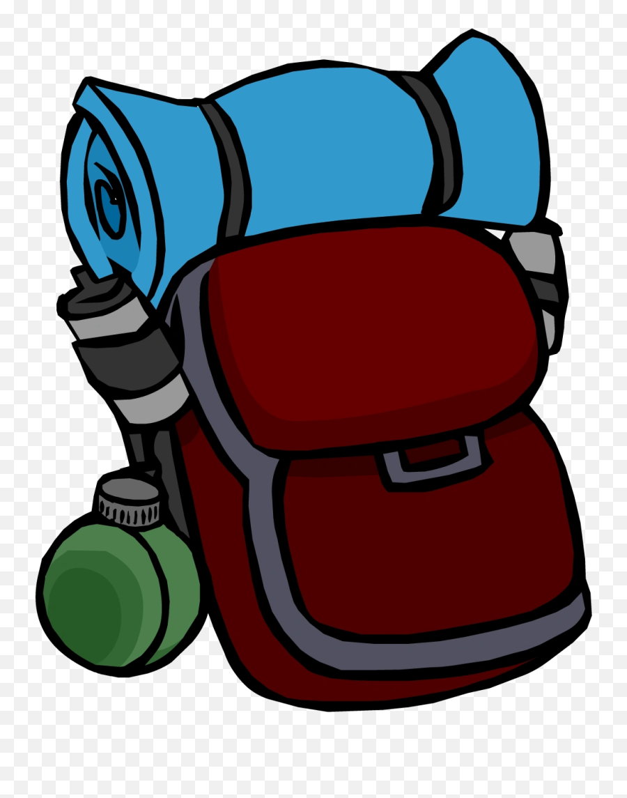 Expedition Backpack Club Penguin Wiki Fandom - Clip Art Camping Backpack Emoji,Emojis Backpack