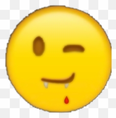Vampire Emoji Sticker - Happy