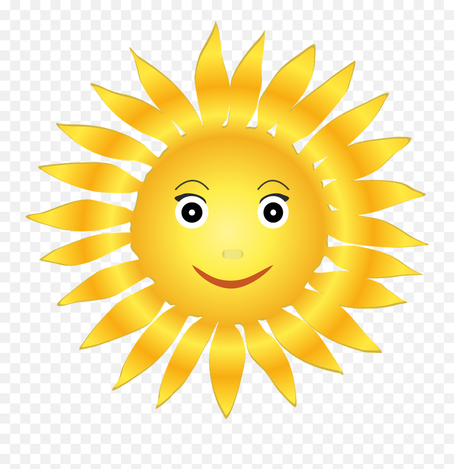Sun Solar Helios Happy Face - Smile Sun Png Emoji,Sun Emoji