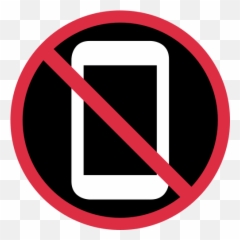 No Mobile Phones Emoji Meaning With Pictures - No Cell Phone Emoji,Warning Emoji