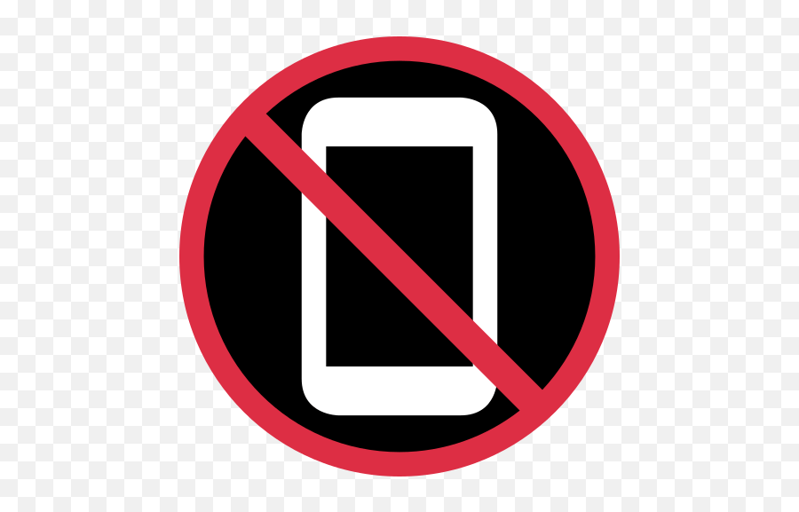 No Mobile Phones Emoji Meaning With Pictures - No Cell Phone Emoji,Warning Emoji