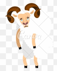 Sheep Farm Animal Sorrowful Emoji - Cartoon,Sheep Emoji