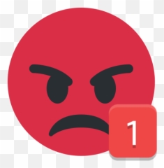 Original Style Emoji - Rage Transparent Background