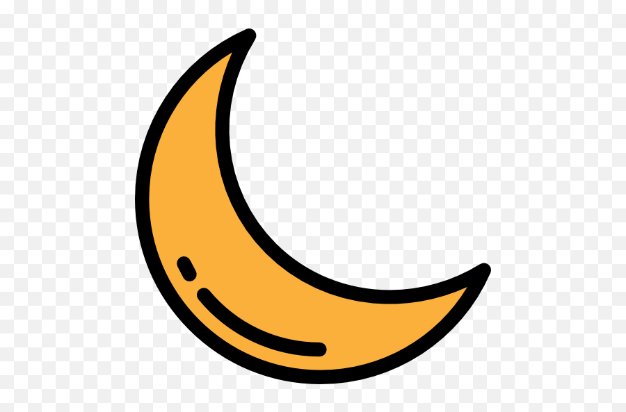 Half Moon Weather Nature Moon Night Moon Phase Icon - Moon Icon Png File Emoji,Crescent Moon Emoji