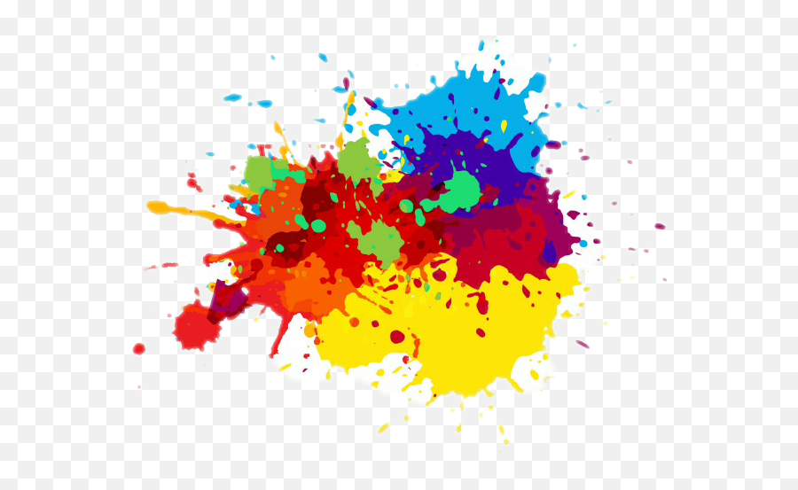 Color Splash Splash Kd - Paint Splash Hd Emoji,Kd Emoji