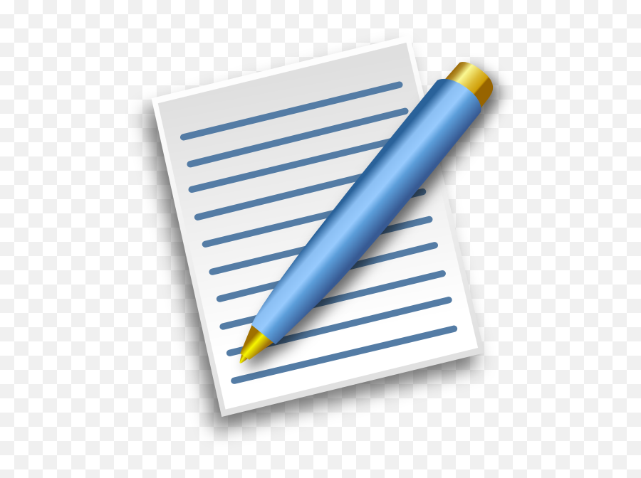 Clipart Writing Paper And Pencil - Pen And Notebook Cartoon Emoji,Paper And  Pencil Emoji - free transparent emoji 