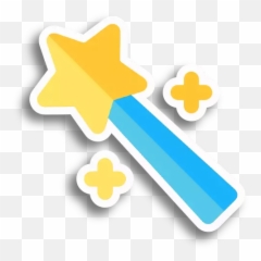 Magic Wand Fantasy Fairy Tail Imagination - Clip Art Emoji,Magic Wand Emoji