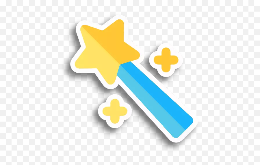 Magic Wand Fantasy Fairy Tail Imagination - Clip Art Emoji,Magic Wand Emoji