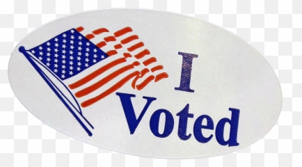 I Voted Sticker - Transparent Emoji