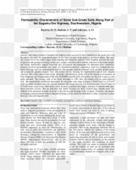 Permeability Characteristic Of - Document Emoji