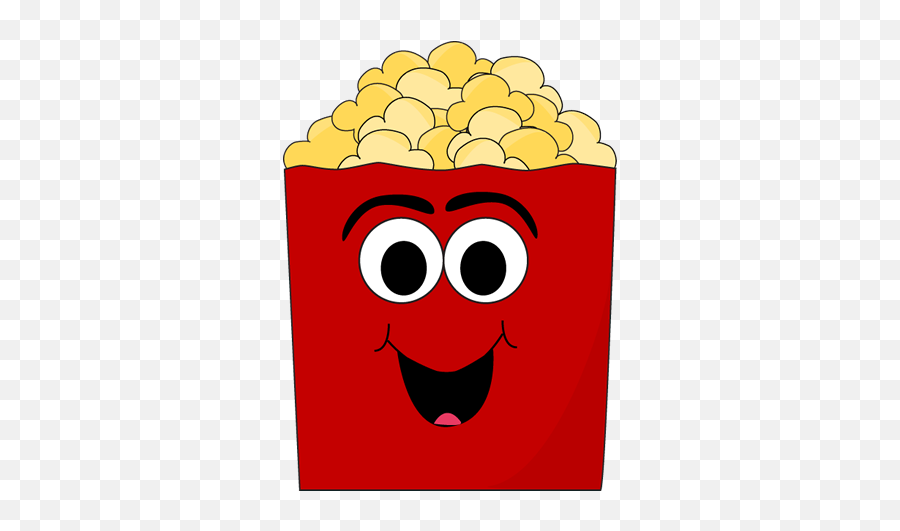 Cartoon Popcorn Download Free Clip Art - Clip Art Emoji,Emoticon Eating Popcorn