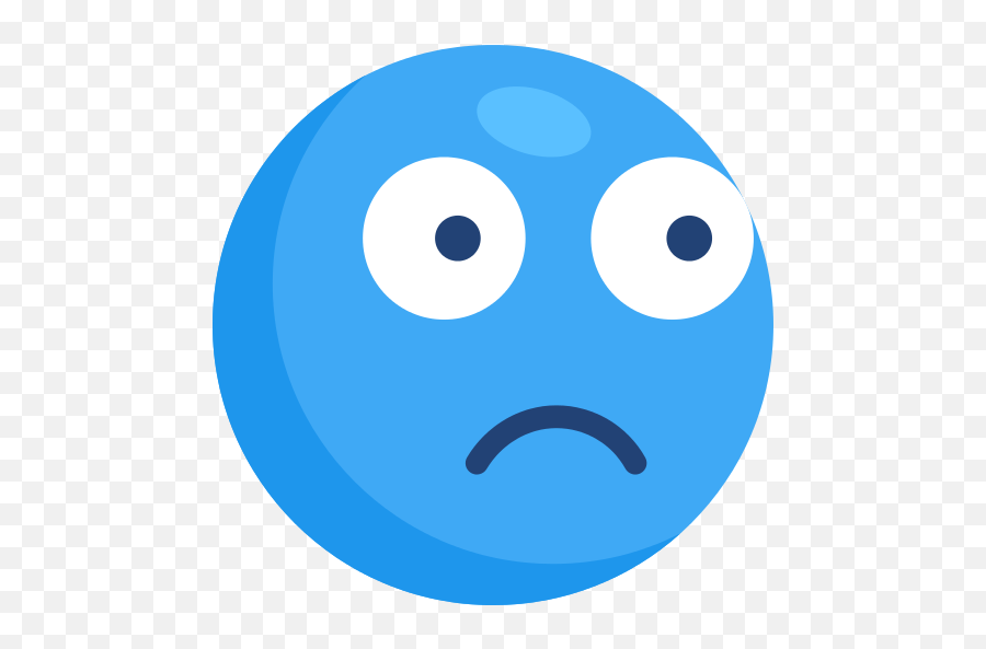 Emoji 6 Png Icons And Graphics - Circle,Blue Sad Emoji