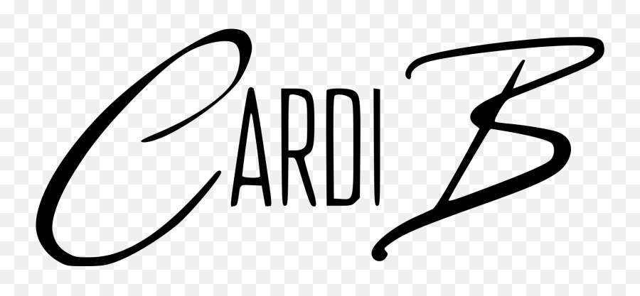 Cardi B - Cardi B Logo Transparent Emoji,Good Shit Emoji