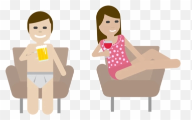 The Finnish Word Kalsarikannit Gives New Life To Your - Kalsarikännit English Emoji,Couch Emoji
