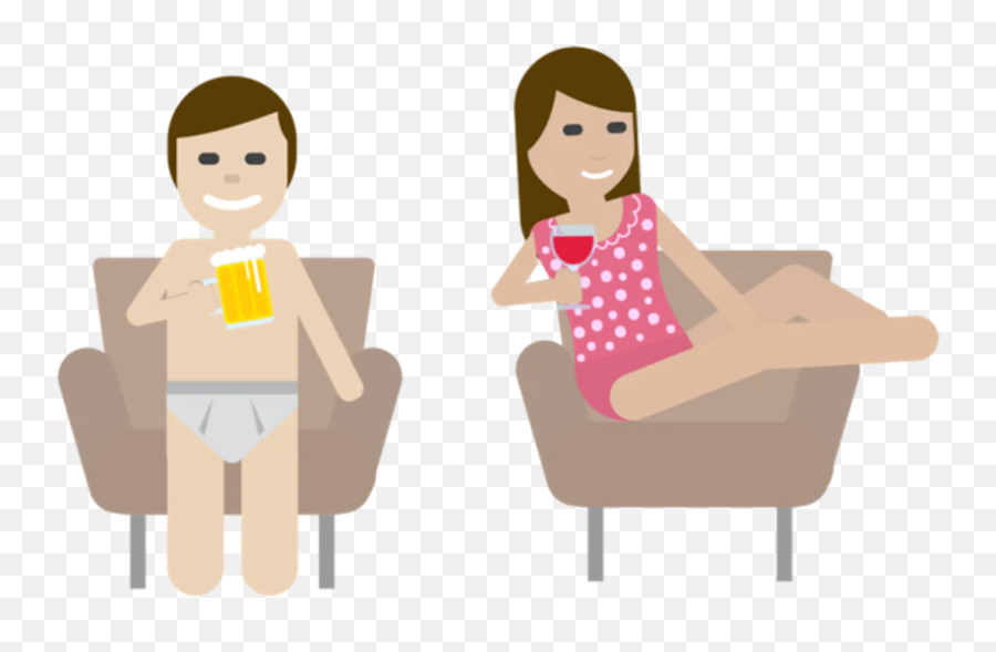 The Finnish Word Kalsarikannit Gives New Life To Your - Kalsarikännit English Emoji,Couch Emoji