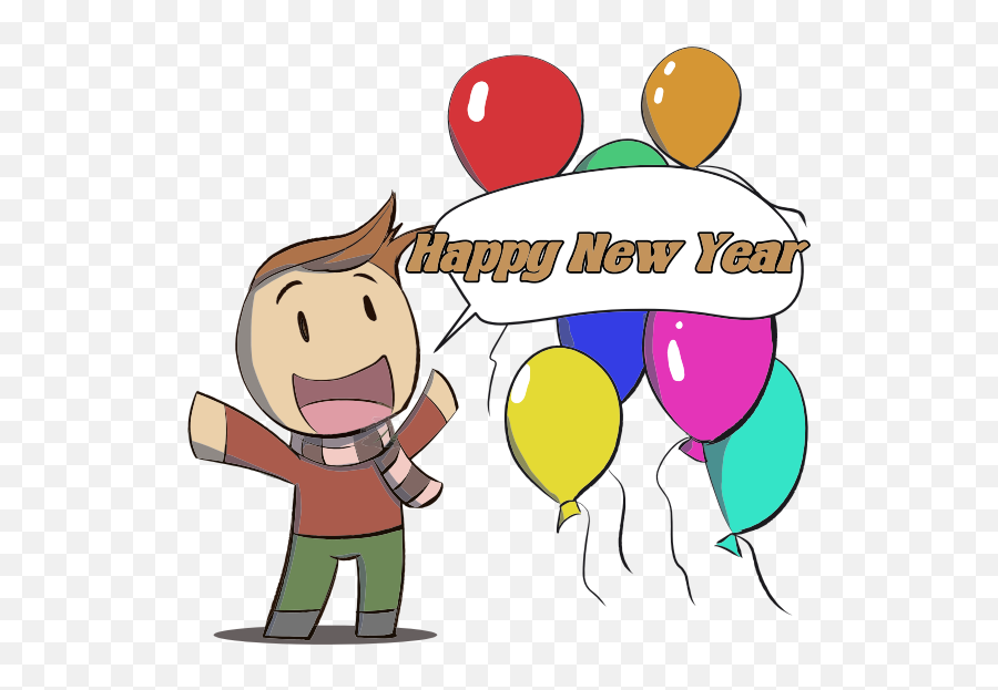 Happy New Year - Happy Holidays Image Clipart Emoji,Happy Birthday Emoji Texts