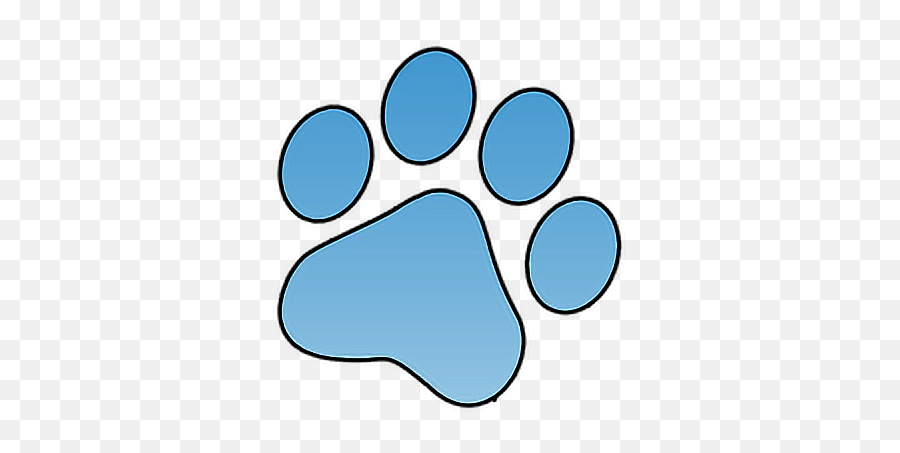 Pawprint Freetoedit Sticker Dog Paw - Clip Art Emoji,Dog Paw Print Emoji