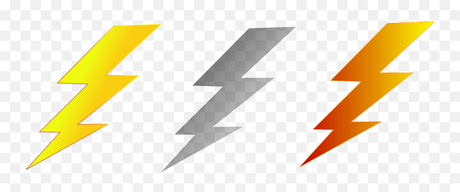 Lightning Bolt Thunderstorm Lightning - Simsek Cizimi Emoji,Lightning Bolt Arrow Emoji