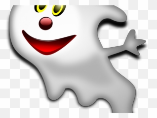 Smiley Halloween Clipart Free - Phantom A Ghost Emoji,Happy Halloween Emoticon