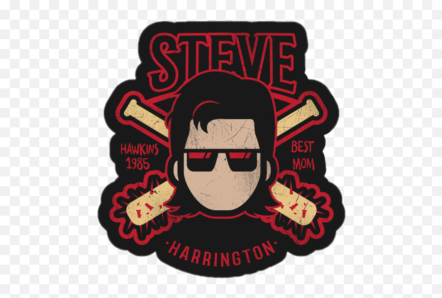 Strangerthings Steve Steveharrington - Poster Emoji,Steve Emoji