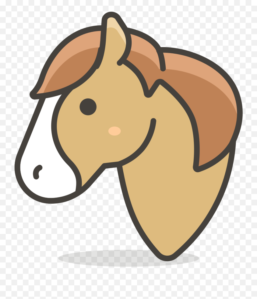 452 - Horse Face Clipart Emoji,Horse Emoji