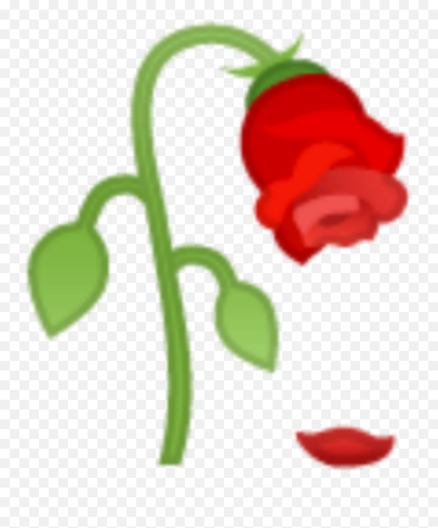 Emoji Huawei Rose Broken - Emoji Flor Murcha,Emoji Huawei
