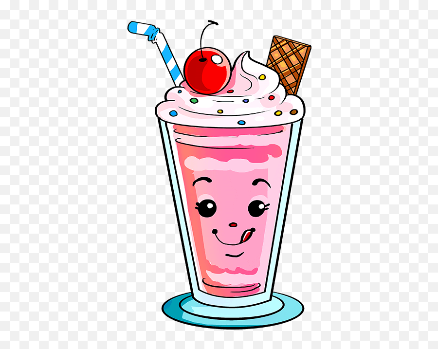 How To Draw A Milkshake - Clip Art Emoji,Turnip Emoji