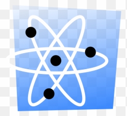 Atom Nucleus Atomic - Black Atom With Background Emoji,Mushroom Cloud Emoji