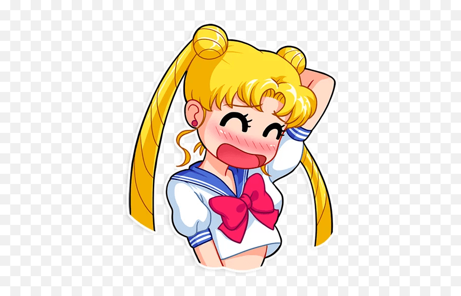 Sailor Moon - Telegram Sticker Telegram Sailor Moon Stickers Emoji,Sailor Moon Emoji