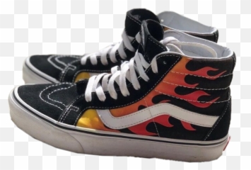 Vans Fire Oldschool Shoes Freetoedit - Skate Shoe Emoji,Emoji Vans