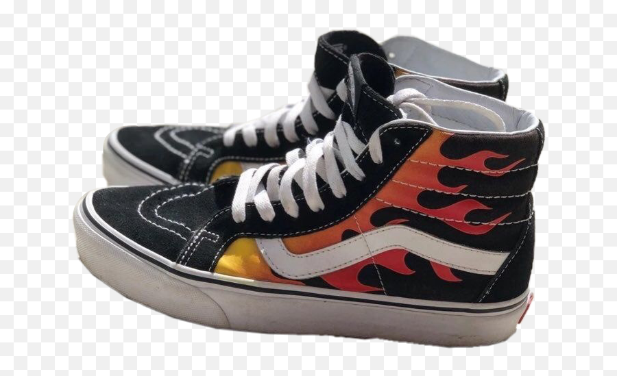 Vans Fire Oldschool Shoes Freetoedit - Skate Shoe Emoji,Emoji Vans