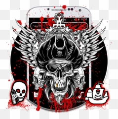 Bloody Pirate Skull Theme - Programu zilizo kwenye Google Play Illustration Emoji