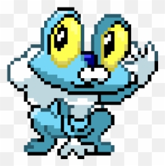 Transparent Froakie Pokemon Pokémon Sticker Sprite GIF - Gifs 8 Bits Emoji