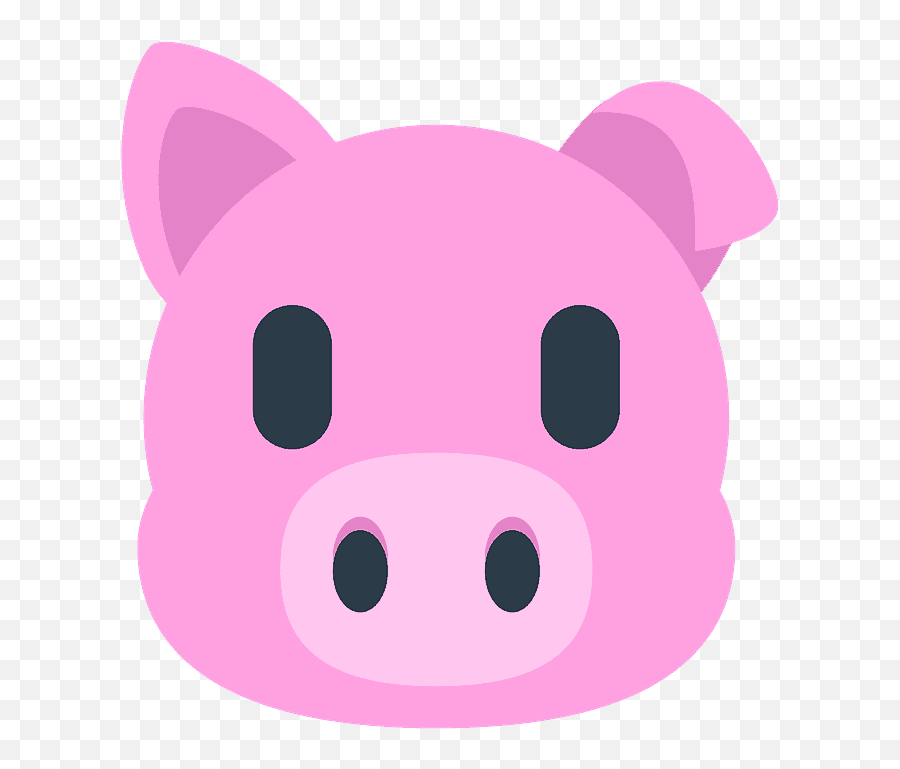 Pig Face Emoji Clipart - Clip Art,Woman And Pig Emoji