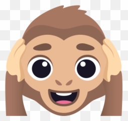 Emoji Heartless Monkey To Copypaste Wprock - Cartoon,Apple Tongue Emoji
