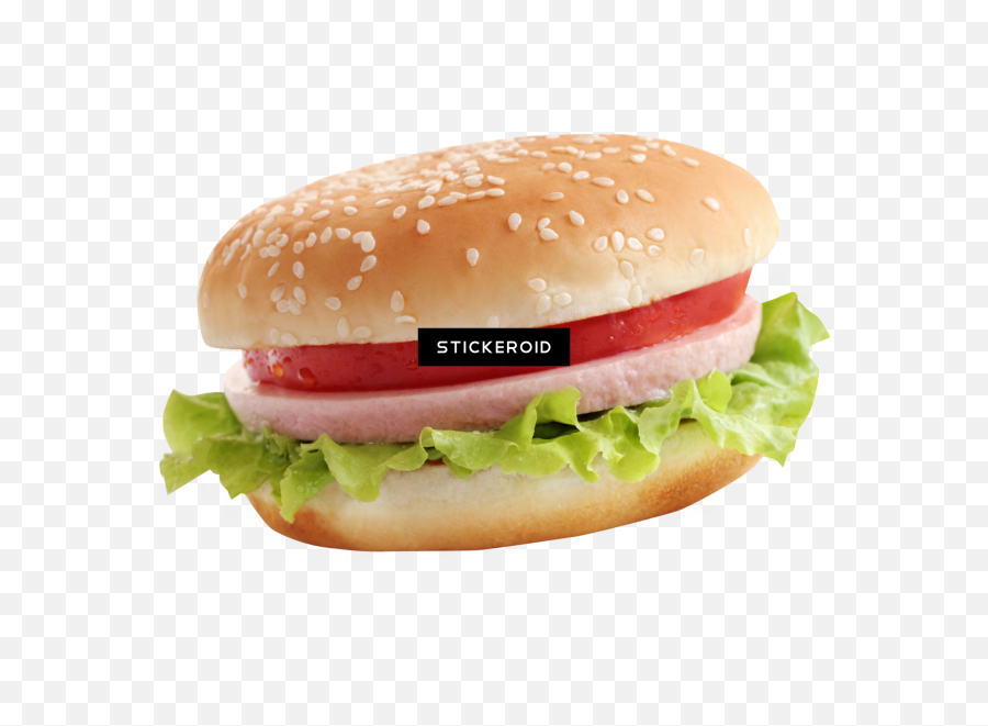Download Hamburger Png Download - Veg Burger Png Emoji,Emoji Hamburger