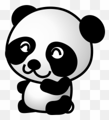 Panda Clipart Small Panda Small Transparent Free For - Transparent Background Clipart Panda Emoji,Panda Emoji