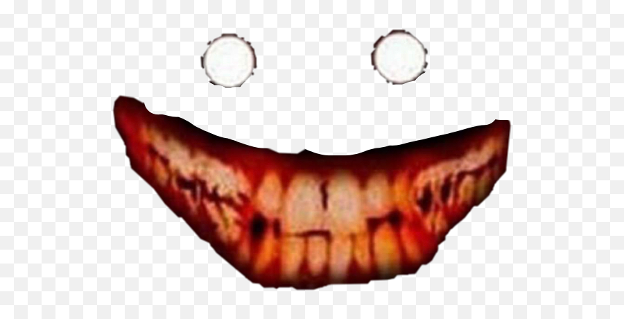 Scary Creepy Smile Sticker By Black And White - Scp 087 Face Transparent Emoji,Creepy Emoji