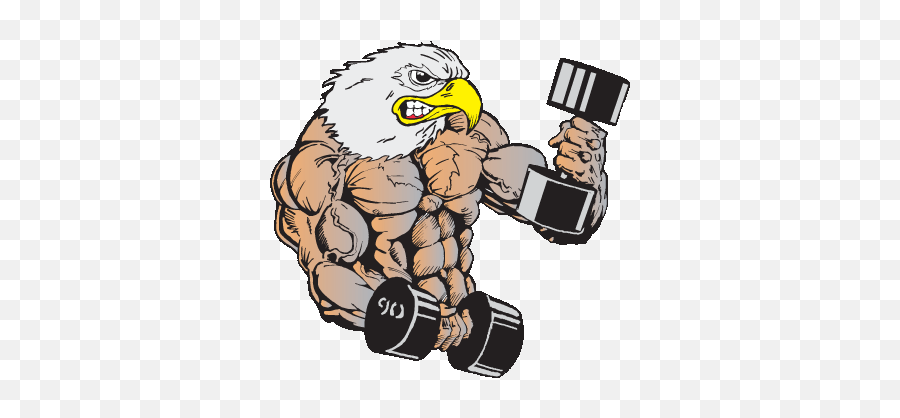 Clipart Philadelphia Eagles Logo - Muscle Eagle Emoji,Philadelphia Eagles Emoji