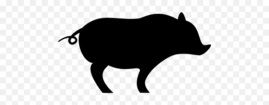 Pig Facing Right Icons - Zeichen Schwein Emoji,Piglet Emoticon