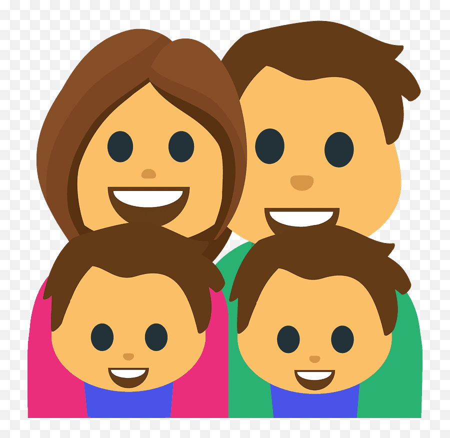 Man Woman Boy Emoji Clipart - Emoji,Brother Emoji
