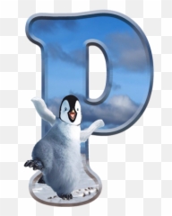 Alfabeto De Happy Feet Bailando - Letras Personalizadas Emoji
