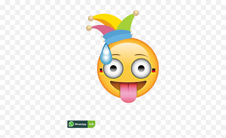 Lustiges Emoji Mit Deutschland - Müder Smiley,Emoji Makeup