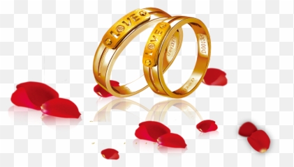 Download Decoration Bride Ring Petals - Ceremony Text Png Emoji