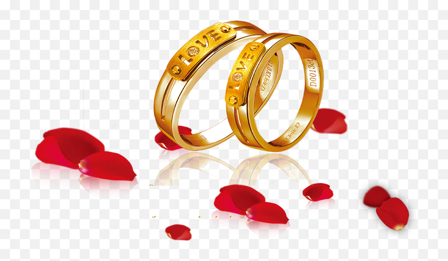 Download Decoration Bride Ring Petals - Ring Ceremony Text Png Emoji,Letter Money Ring Bride Emoji
