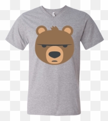 Big Bear Emoji Mens V - Disney Cats T Shirt