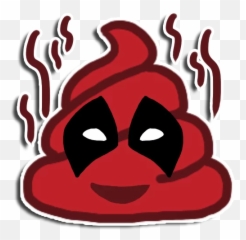 Deadpool Emoji Stickers For Telegram - Clip Art,Deadpool Emoji Sign