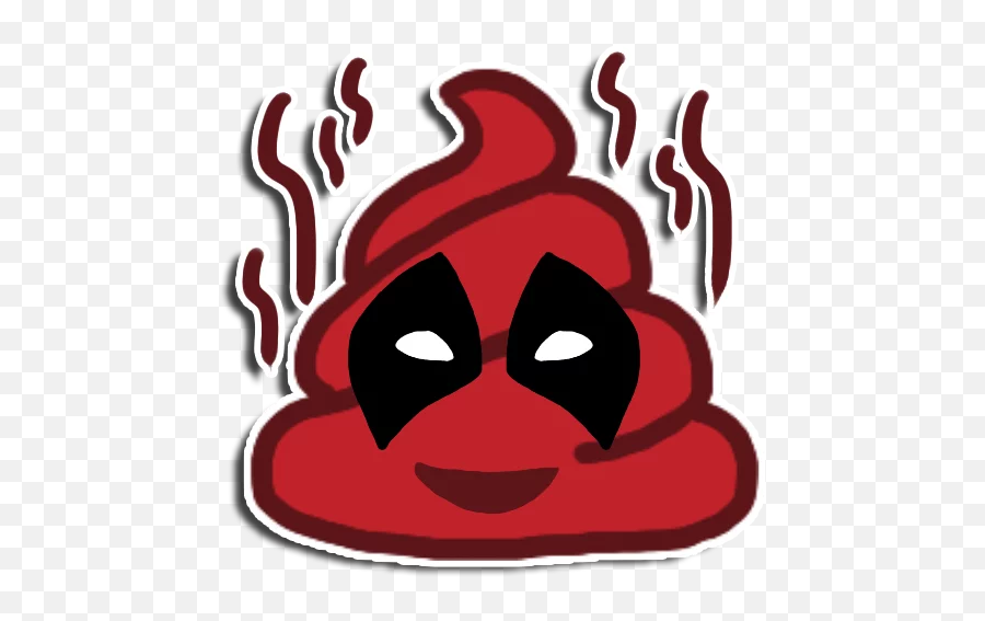 Deadpool Emoji Stickers For Telegram - Clip Art,Deadpool Emoji Sign