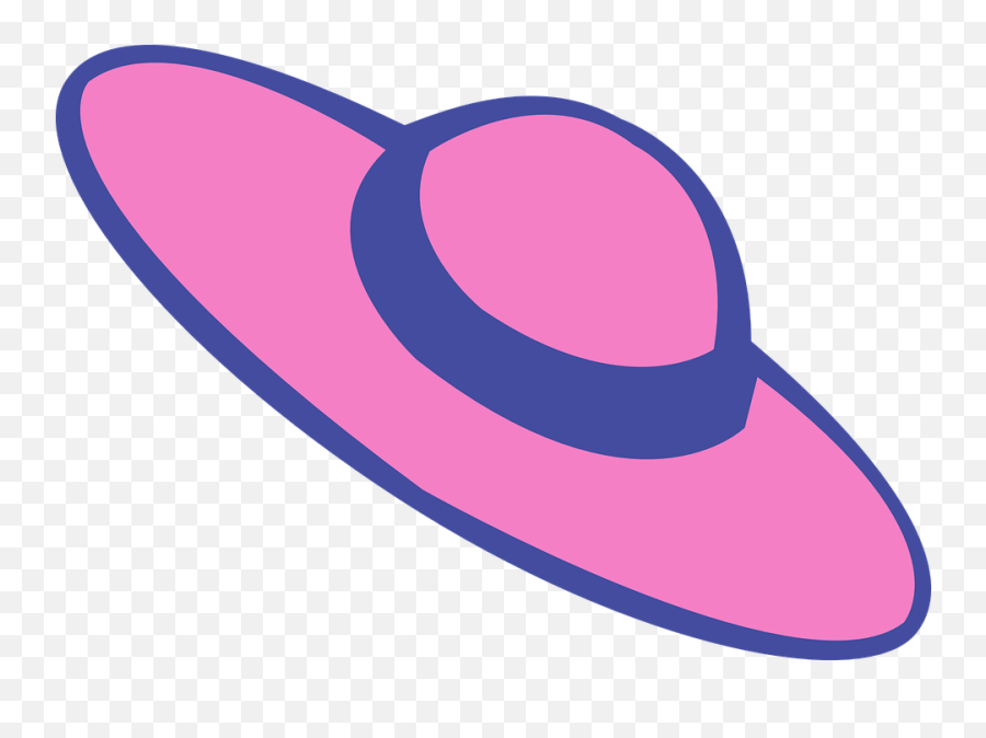 Download Free Png Hat Pink Fashionable - Hat Clip Art Emoji,Rose Emoji Hat